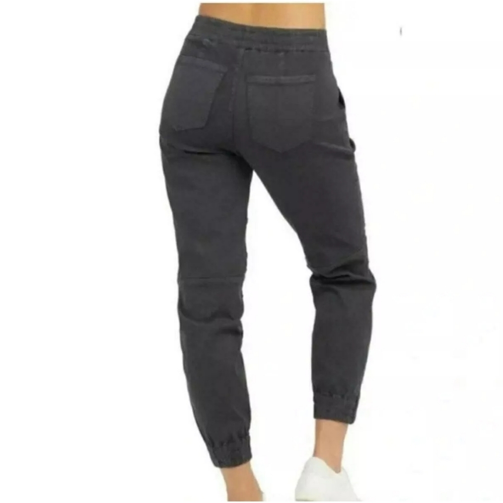 NWT SPANX‎ Stretch Twill Cargo Jogger Washed Black SZ S